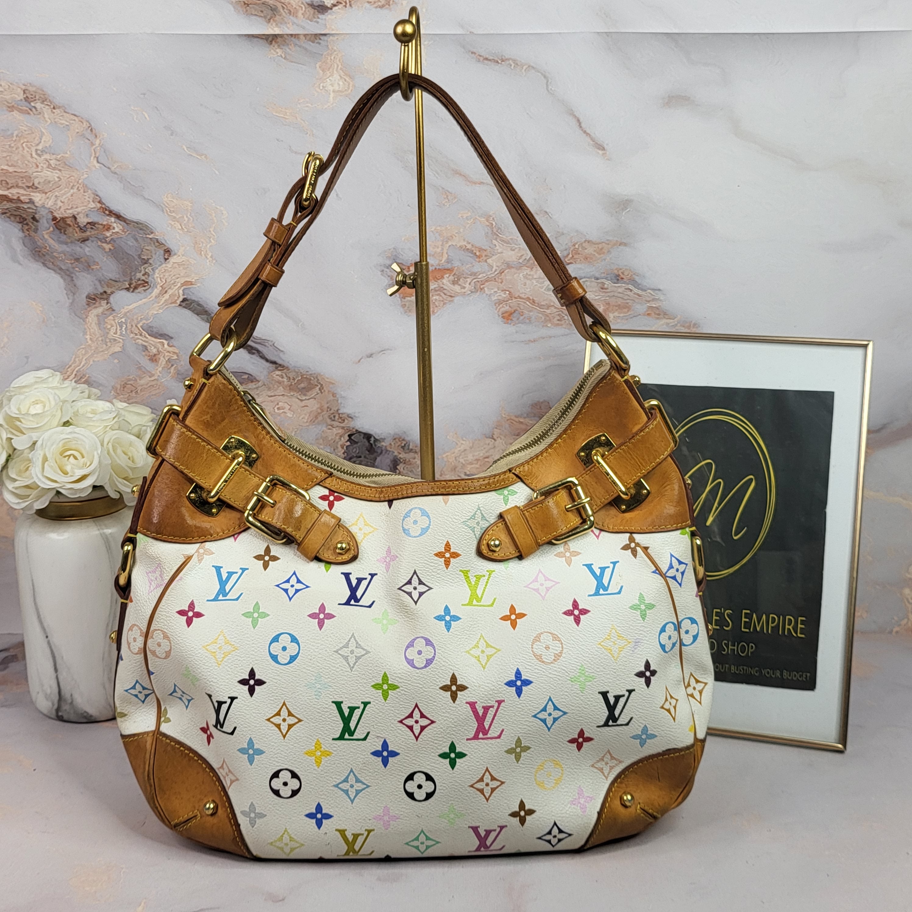 Louis vuitton greta discount multicolor