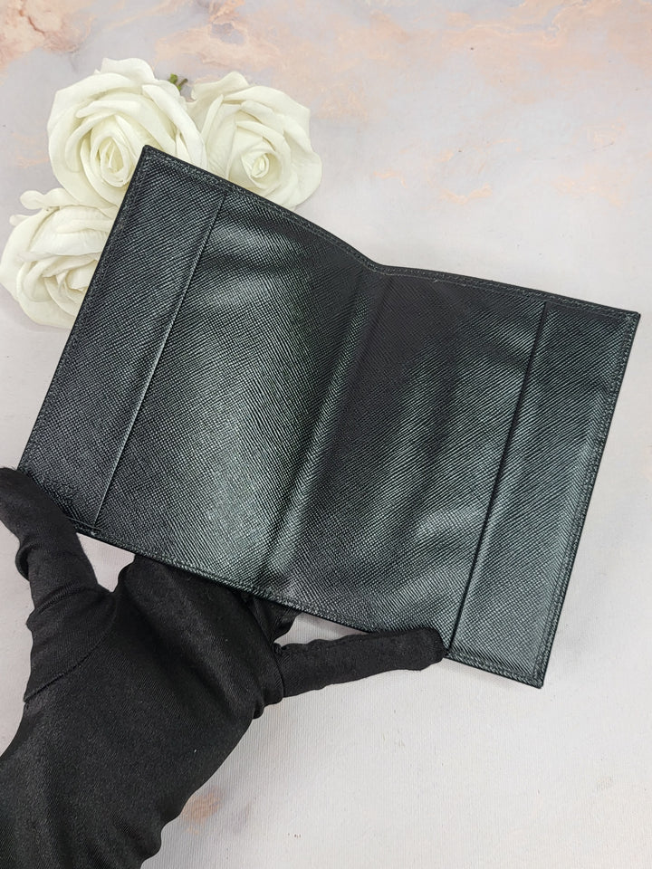 Prada Saffiano Passport Holder