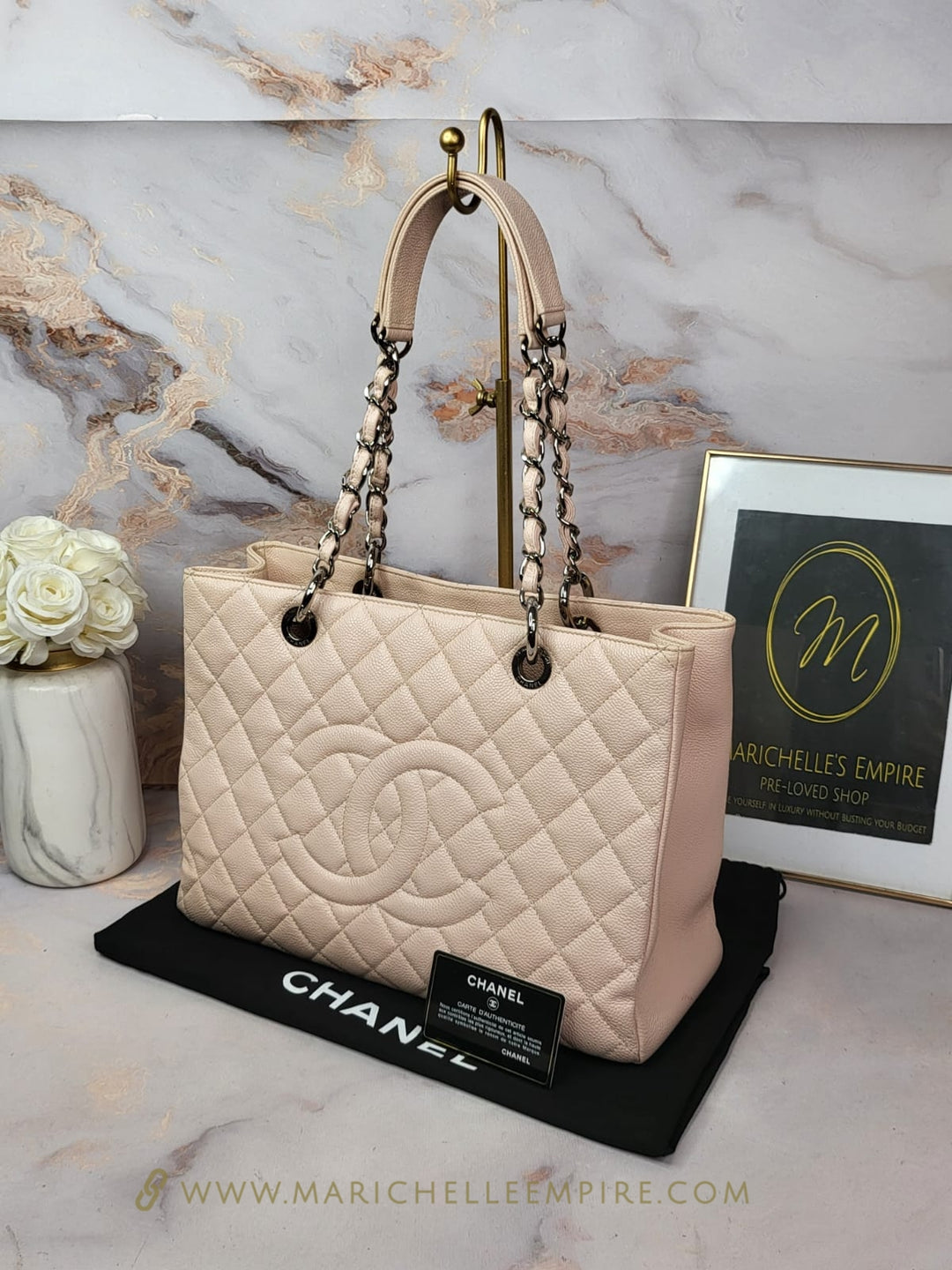 Chanel Caviar GST Light Pink
