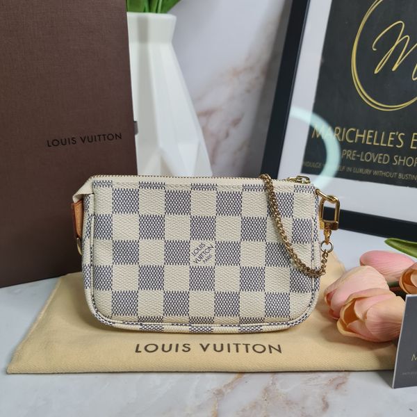 Louis vuitton mini pochette azur hotsell