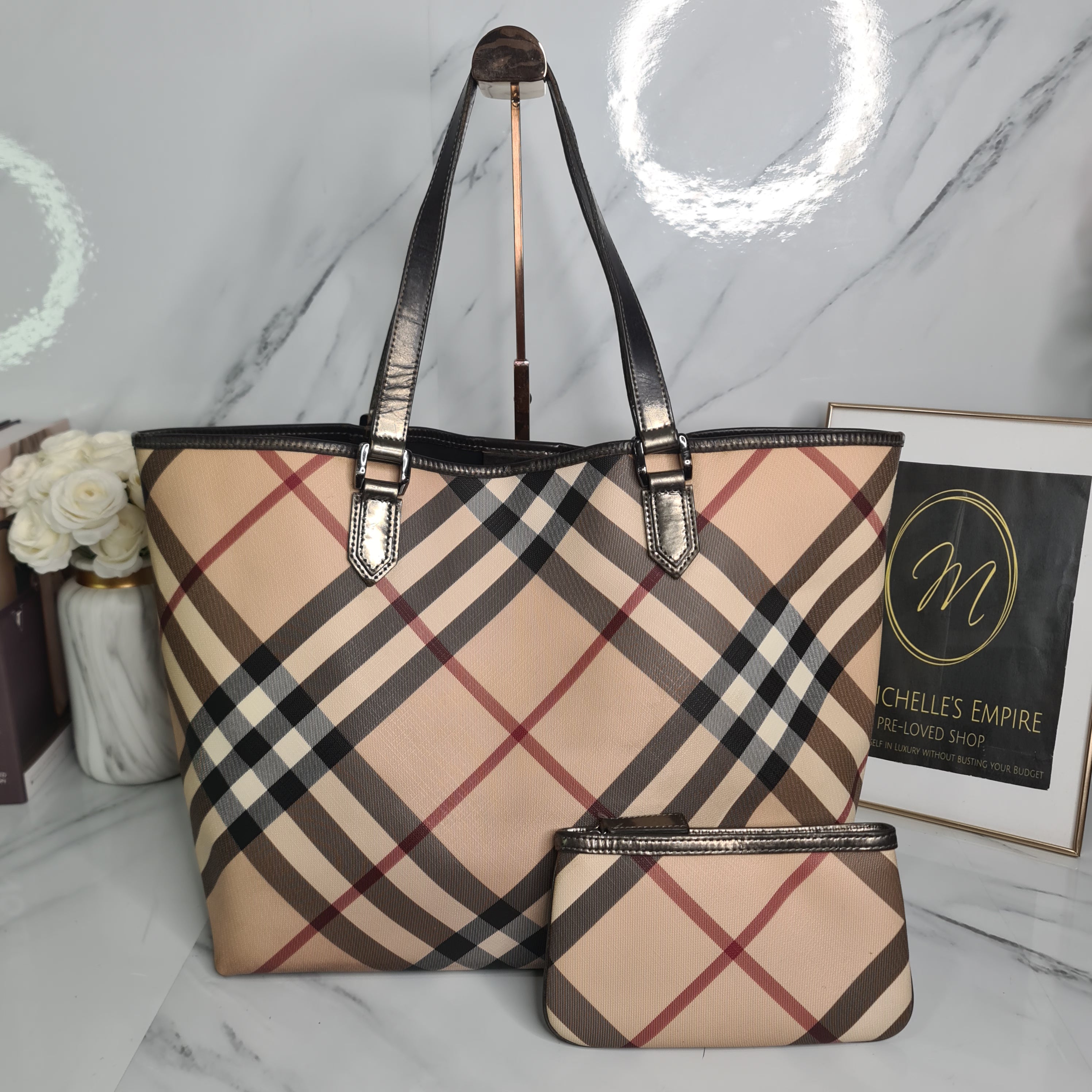 Burberry 2024 supernova tote