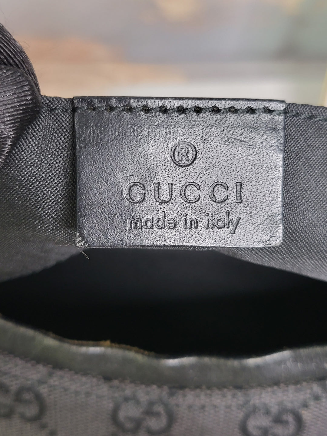 Gucci Canvas Medium Hobo Shoulder Bag