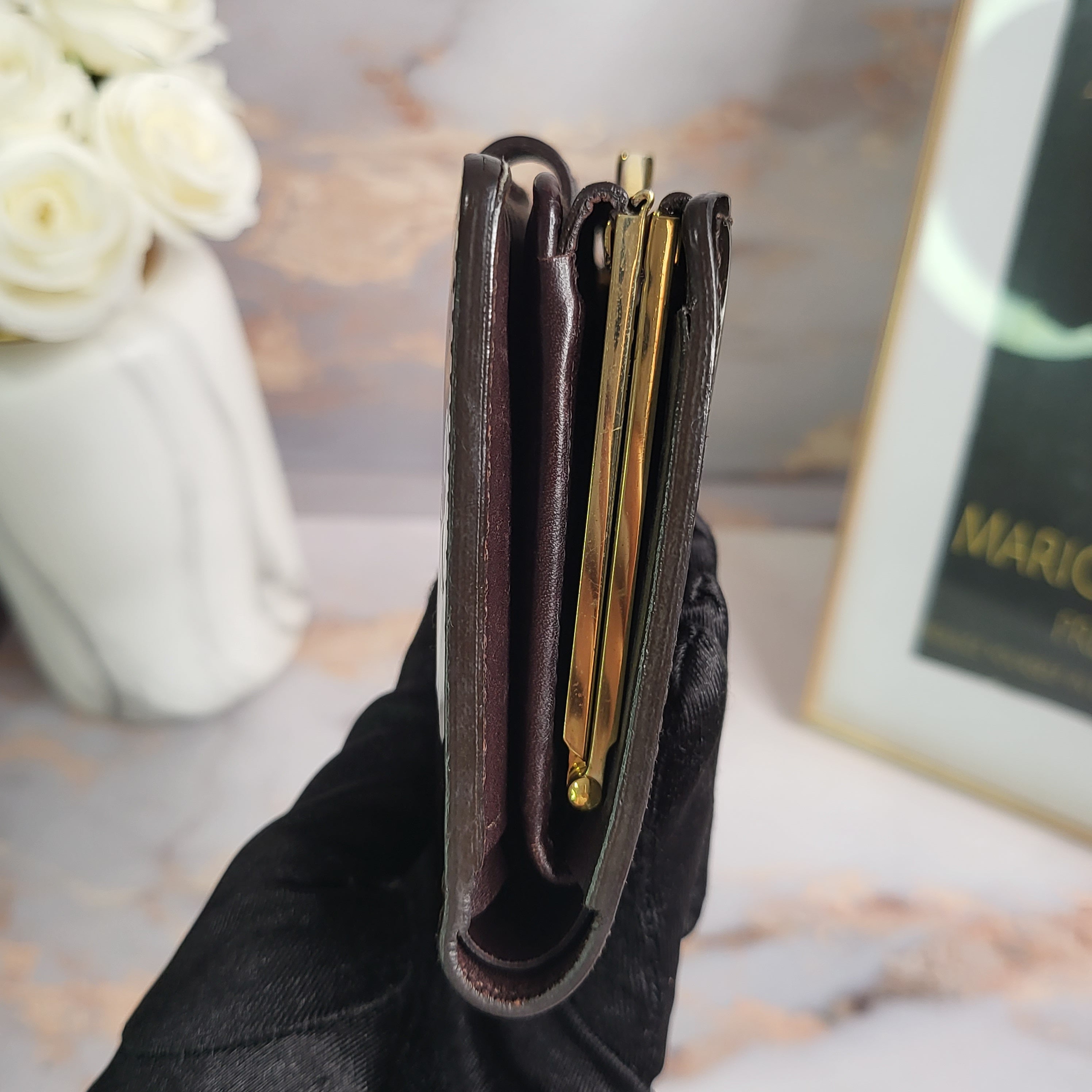 Louis Vuitton French Purse Kisslock Wallet