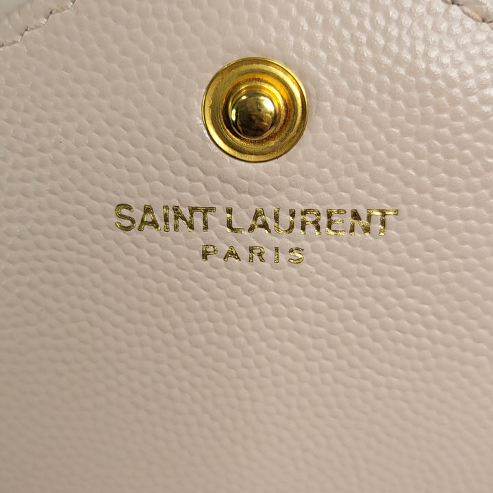 Saint Laurent Grained Cassandre Chain Bag