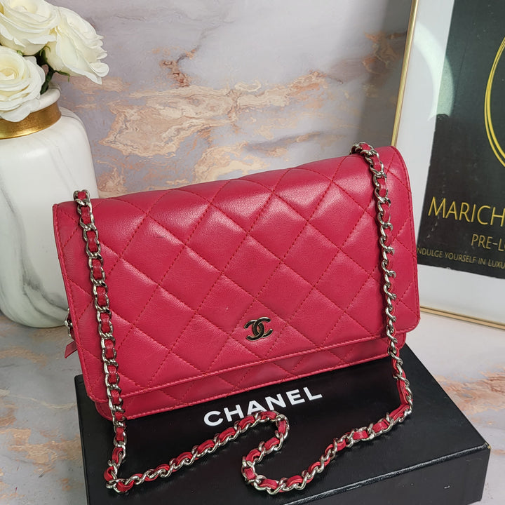 Chanel Lambskin Wallet On Chain