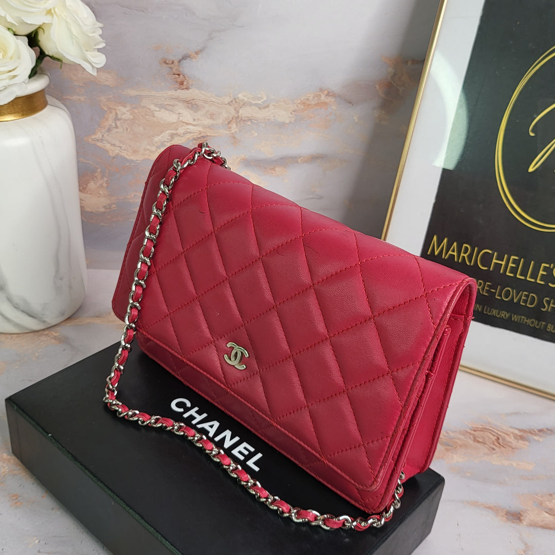 Chanel Lambskin Wallet On Chain