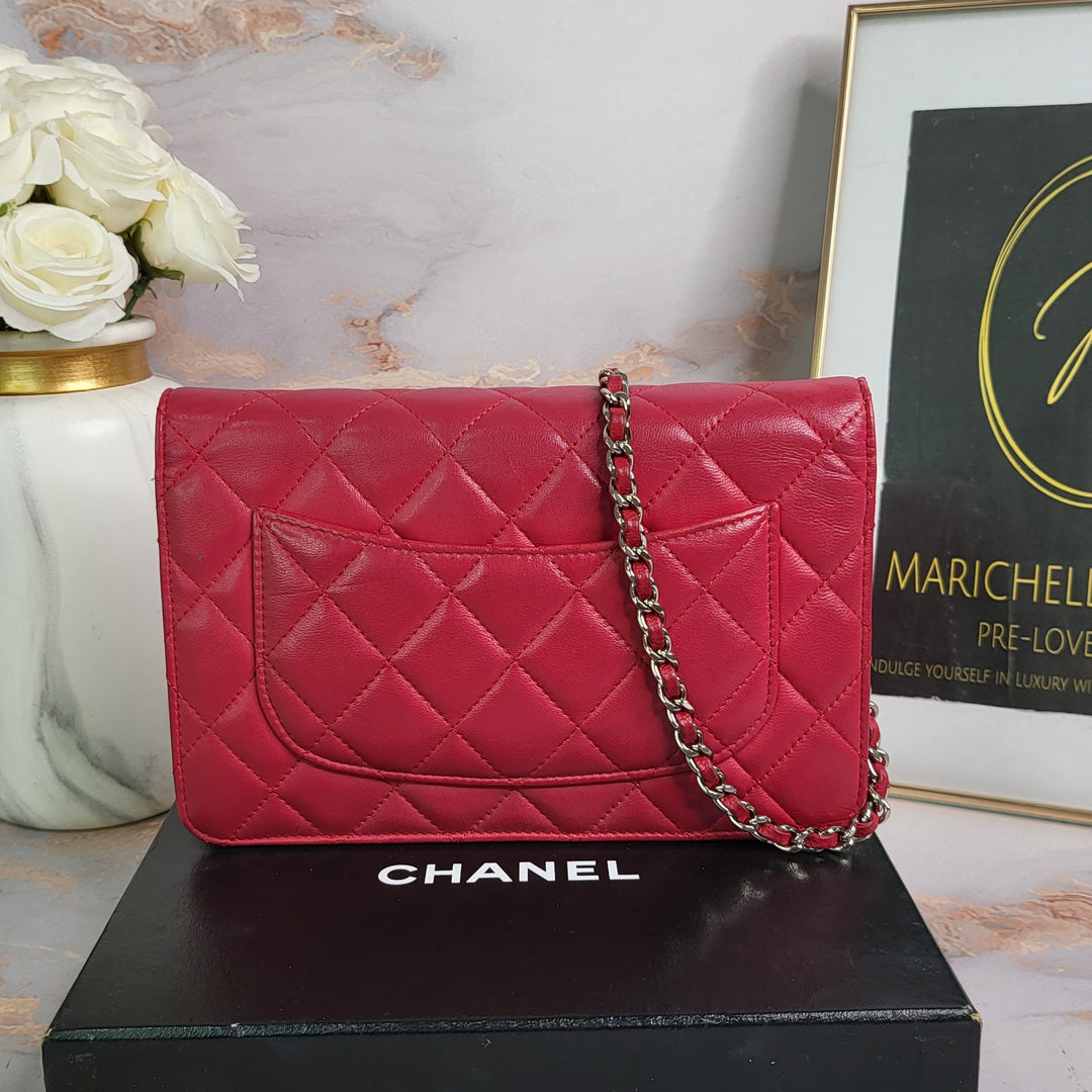 Chanel Lambskin Wallet On Chain