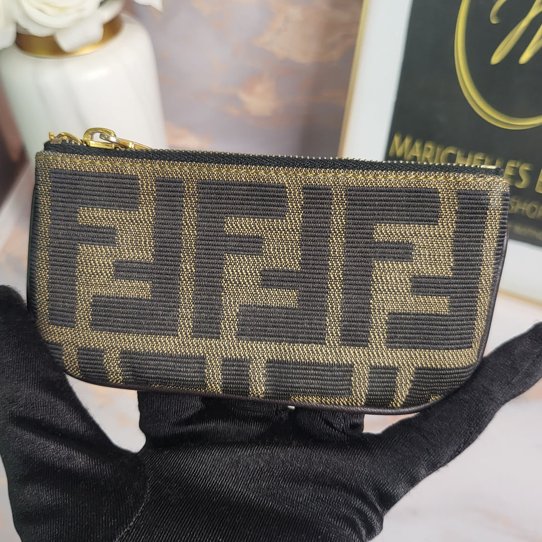 Fendi Zucca Coin / Key Pouch