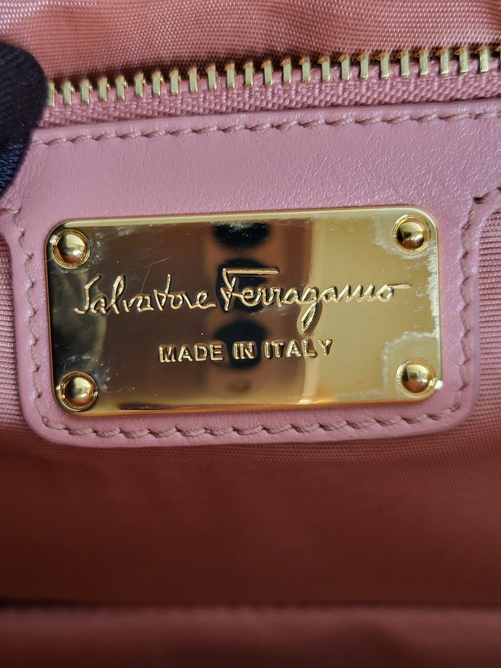 Salvatore Ferragamo Patent Vara Bow Bag