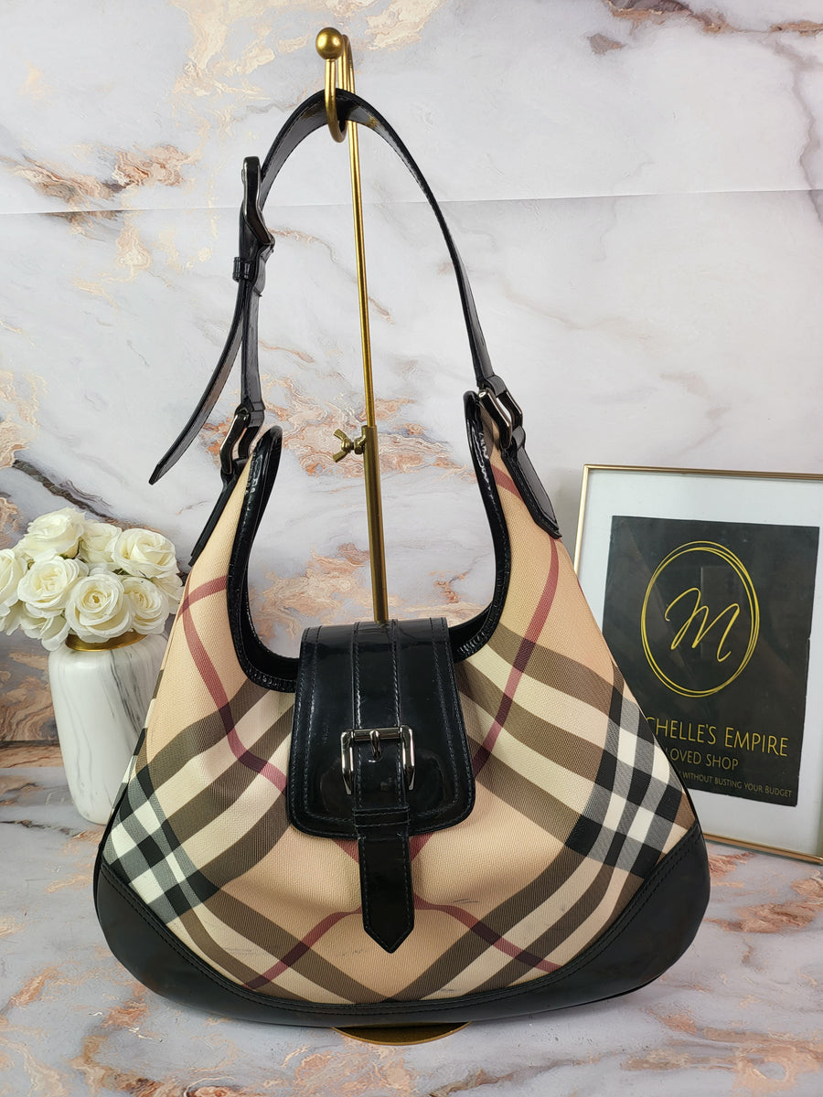 Burberry Nova Brooke Hobo Bag