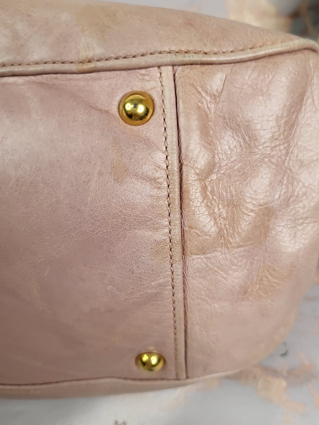 Miu Miu Vitello Pink Tote Bag
