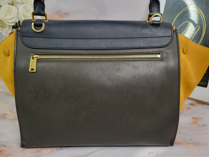 Celine Tricolor Medium Trapeze