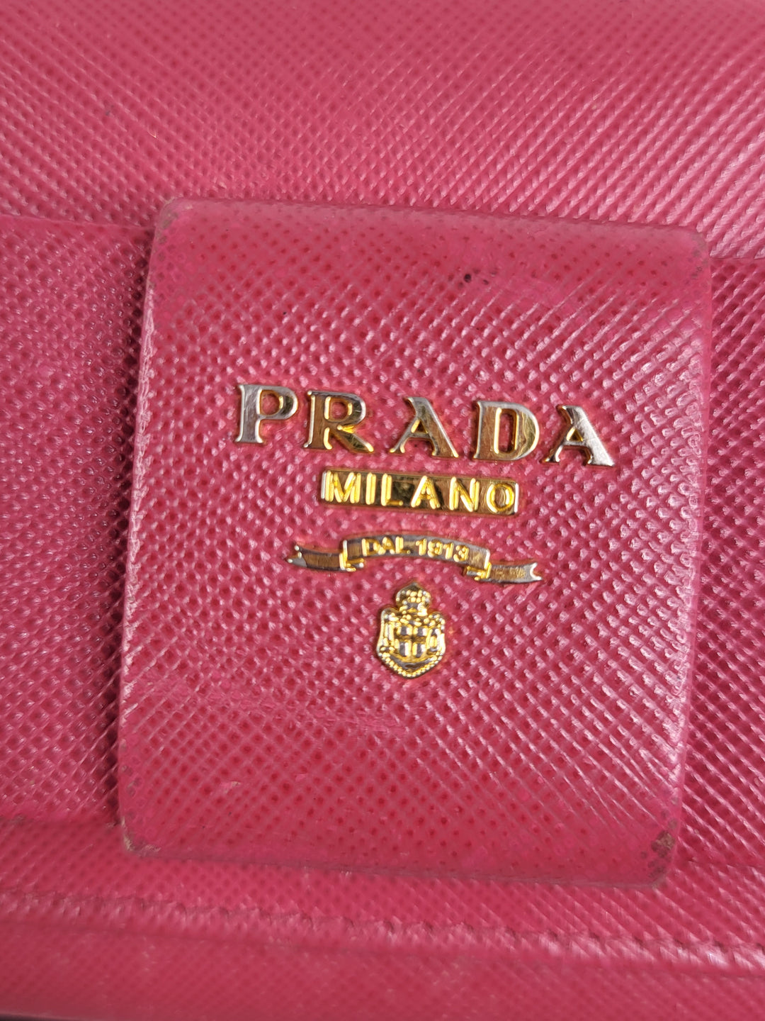 Prada Saffiano Bow Wallet