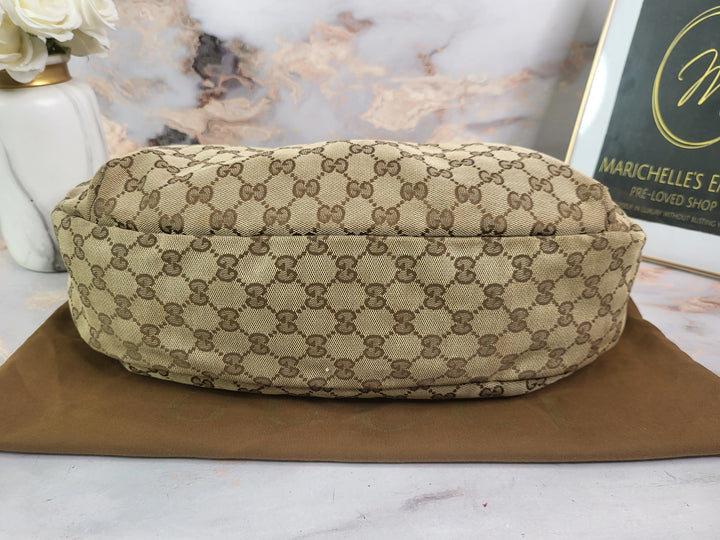 Gucci Canvas Hobo Bag
