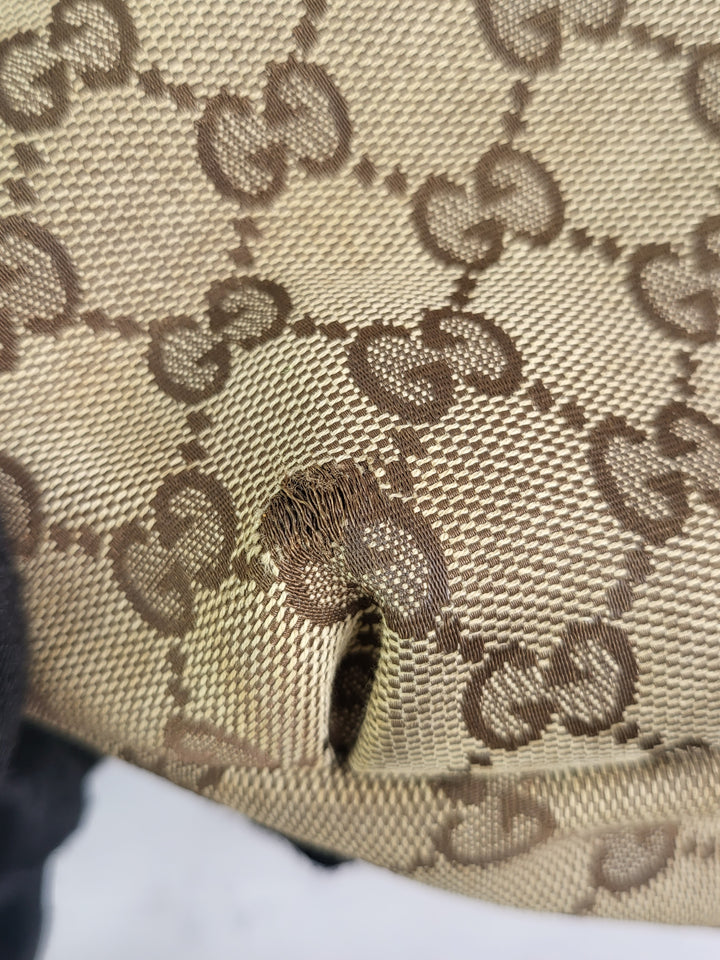 Gucci Canvas Hobo Bag