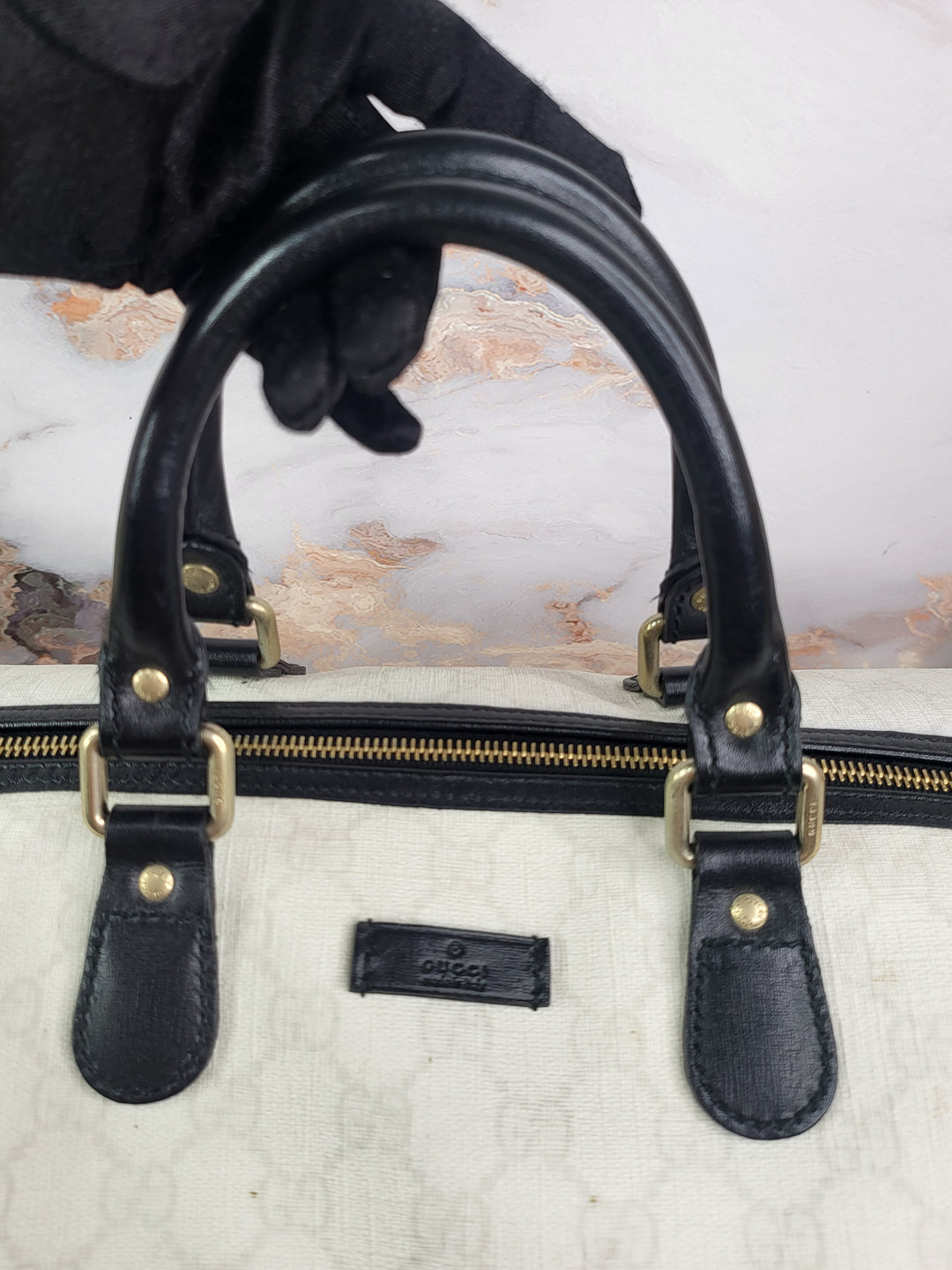 Gucci Supreme Leather Duffel Bag 45cm