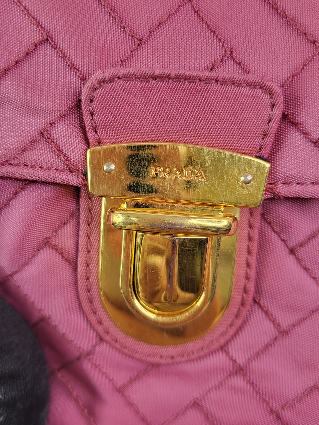 Prada Tessuto Quilt Chain Bag