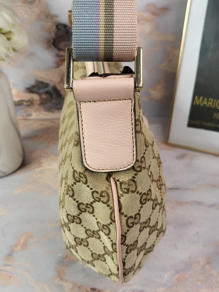 Gucci Guccissima Canvas Messenger Bag