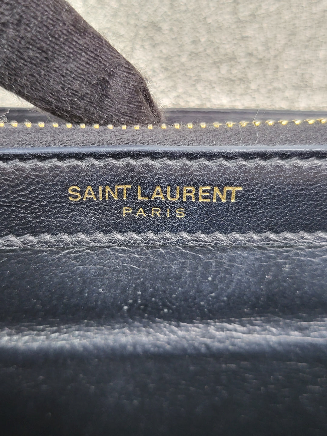 Saint Laurent Metallic Gold Envelope