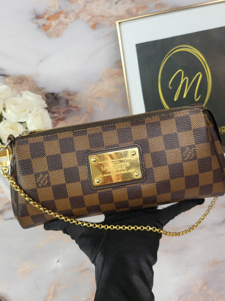 Louis Vuitton Damier Ebene Eva Clutch