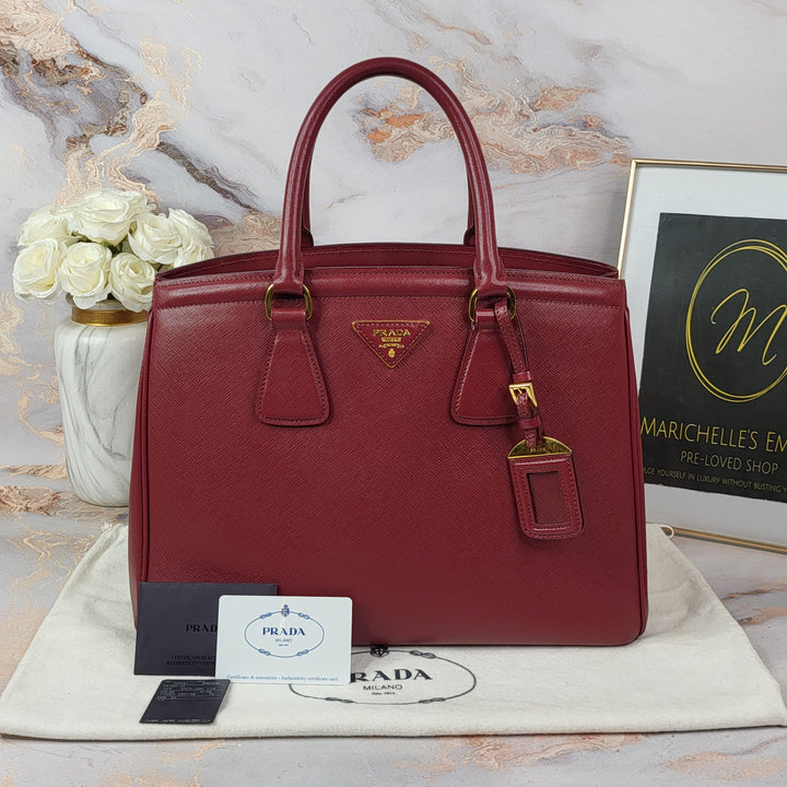Prada Saffiano Lux Tote Bag