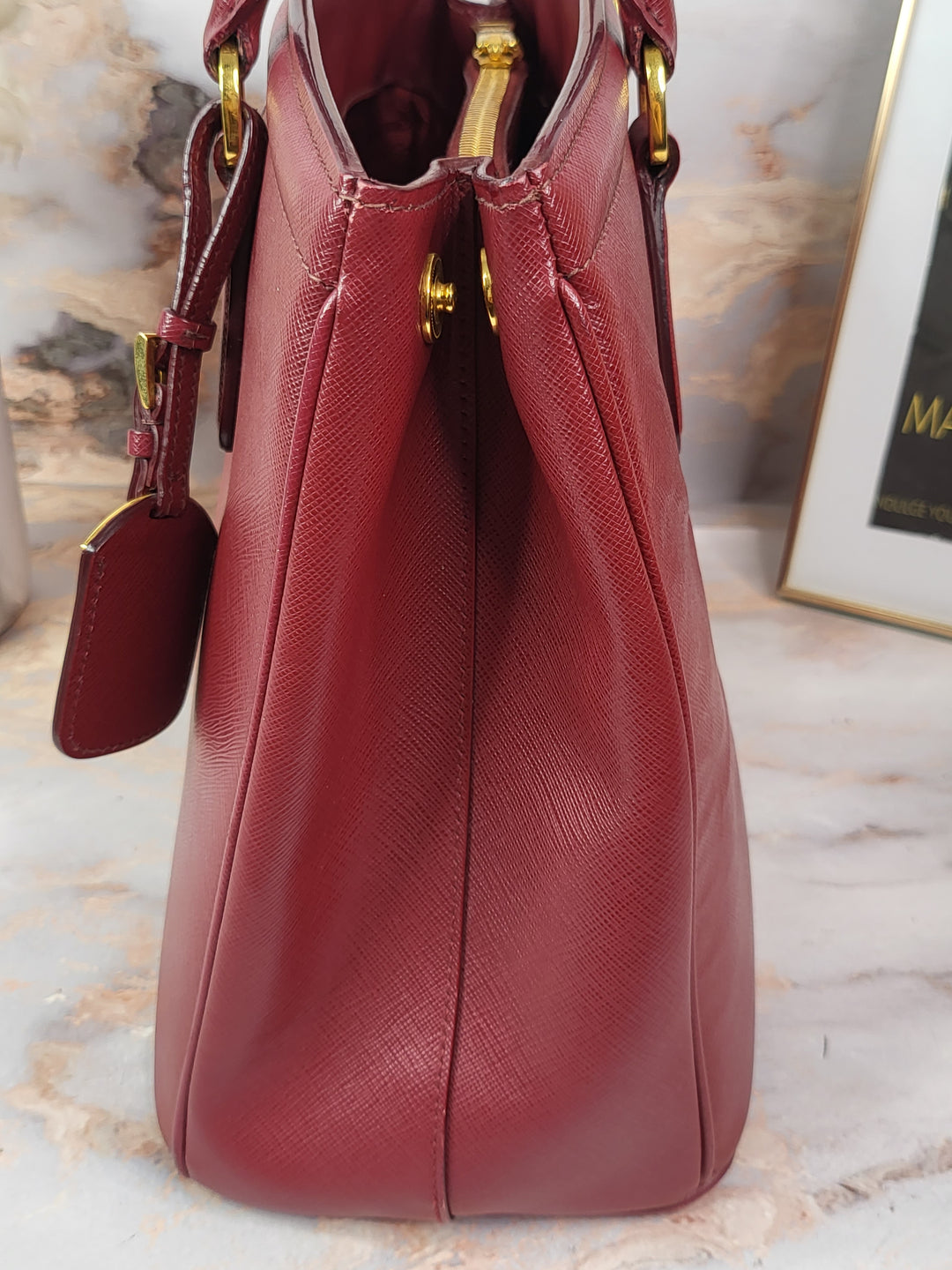 Prada Saffiano Lux Tote Bag