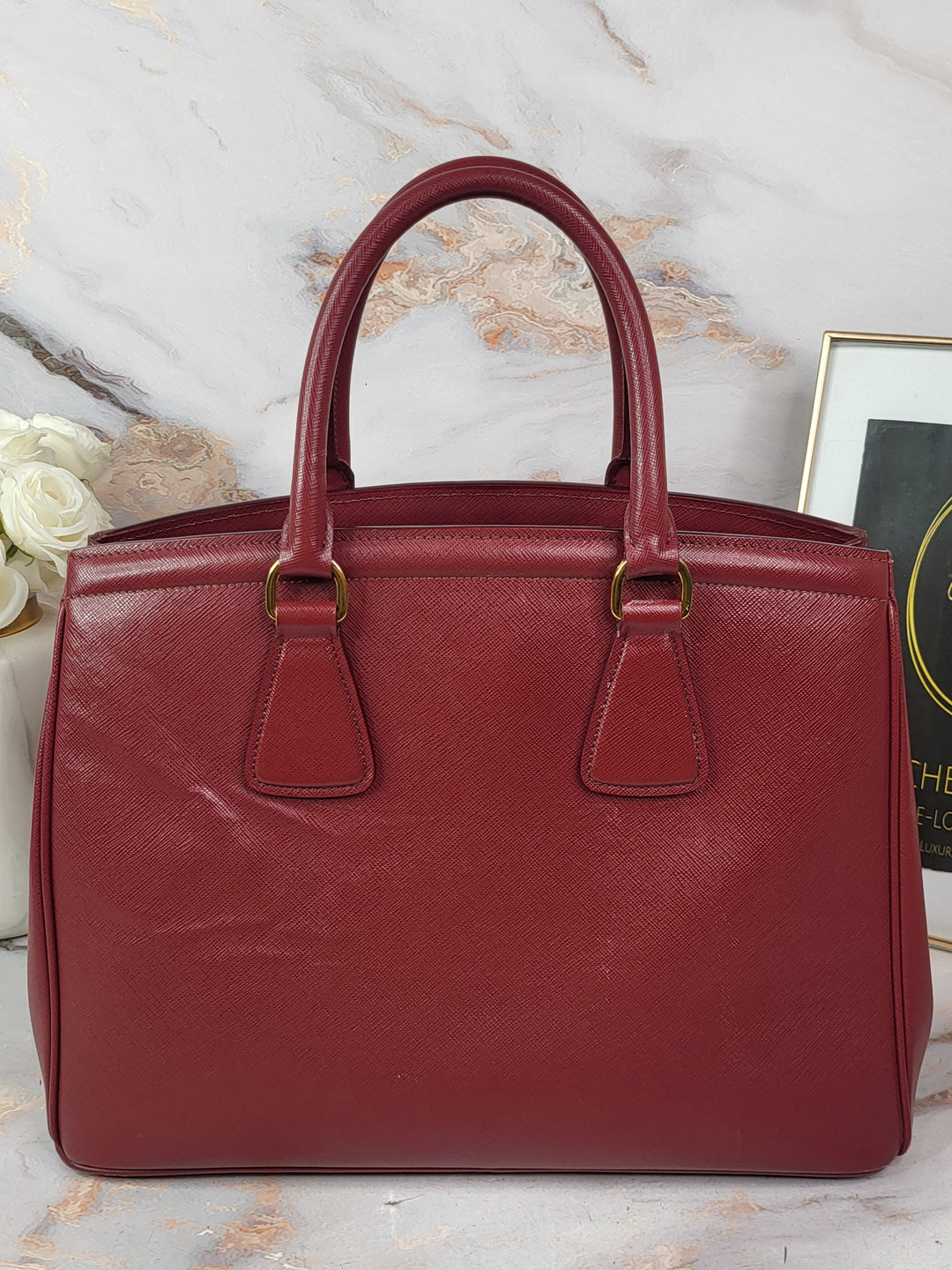 Prada Saffiano Lux Tote Bag
