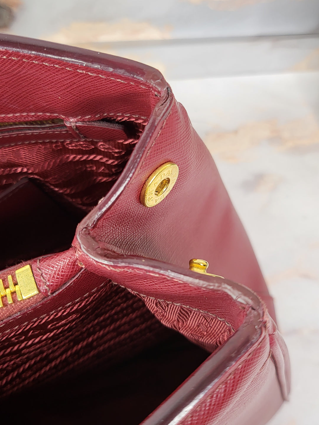 Prada Saffiano Lux Tote Bag