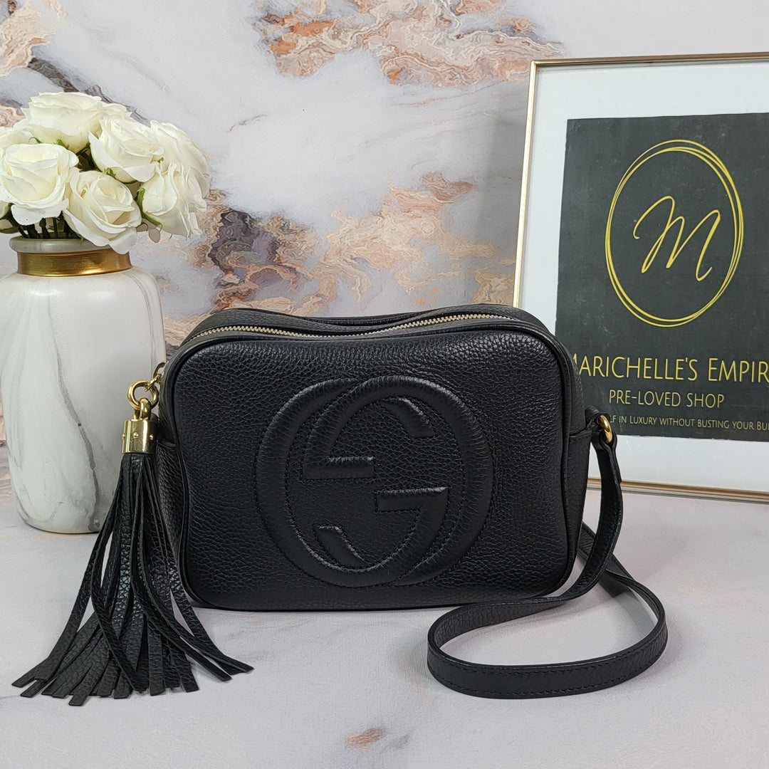 Gucci Pebbled Soho Camera Bag Marichelle s Empire