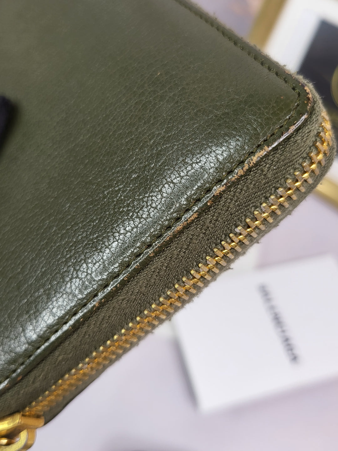 Balenciaga Calfskin Zippy Wallet