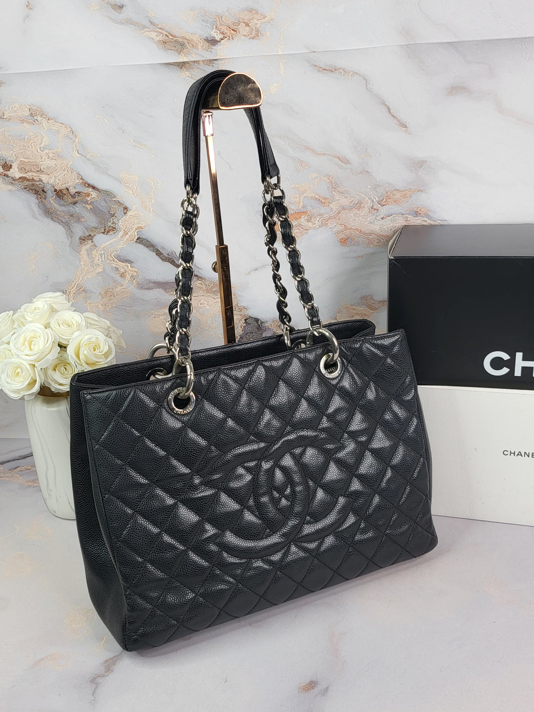 Chanel Caviar Grand Shopping Tote