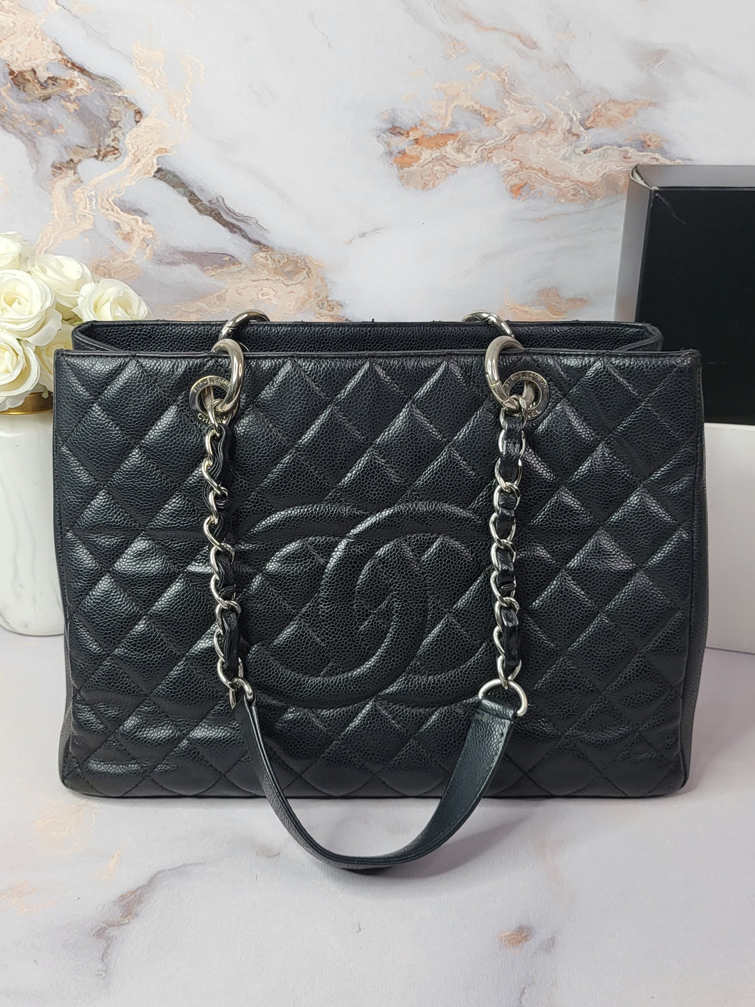 Chanel Caviar Grand Shopping Tote