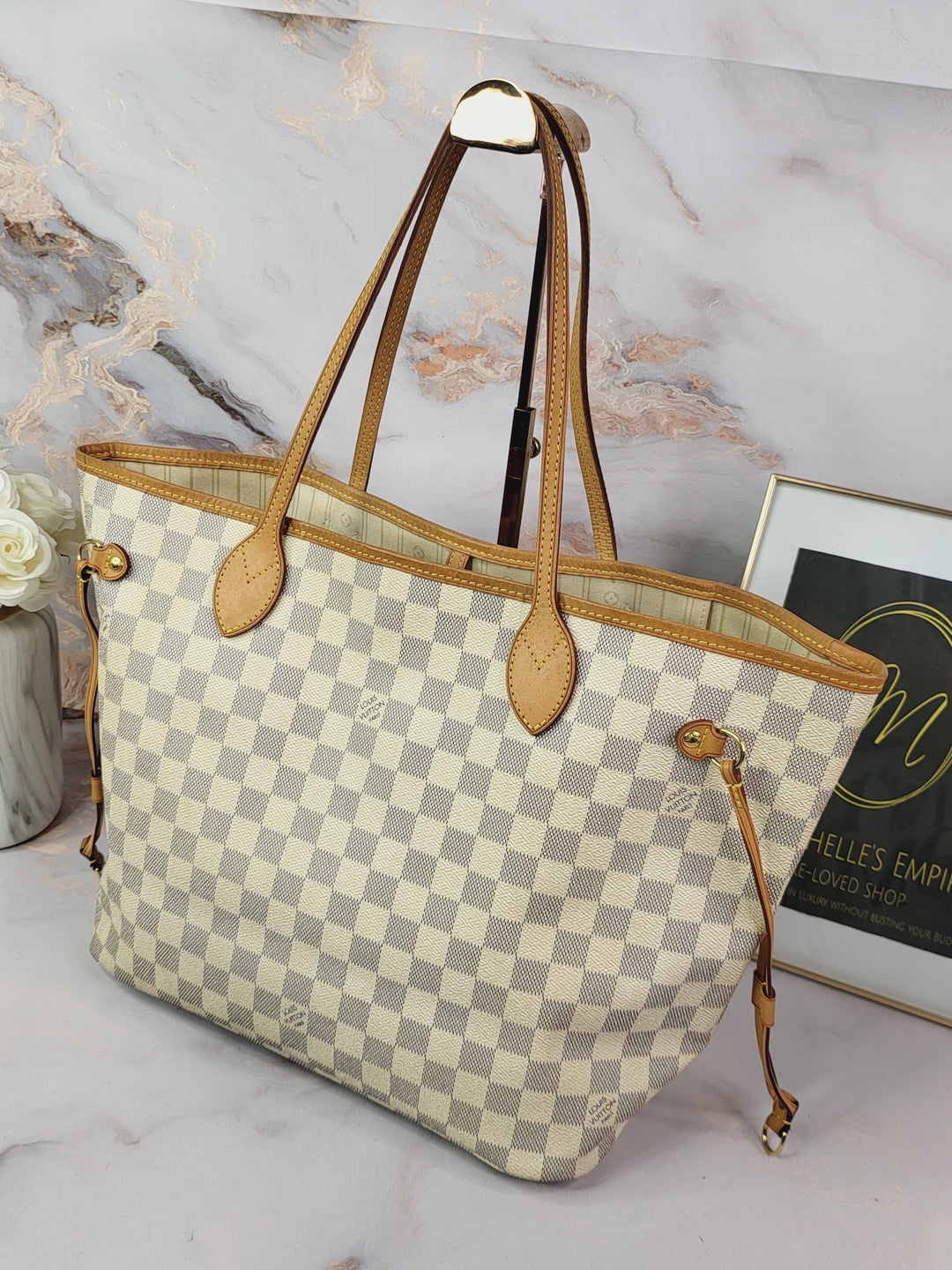 Louis Vuitton Damier Azur Neverfull MM