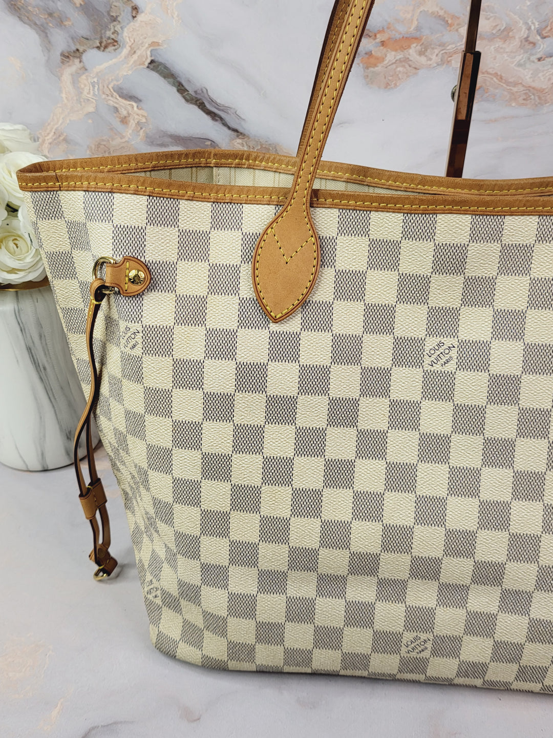 Louis Vuitton Damier Azur Neverfull MM