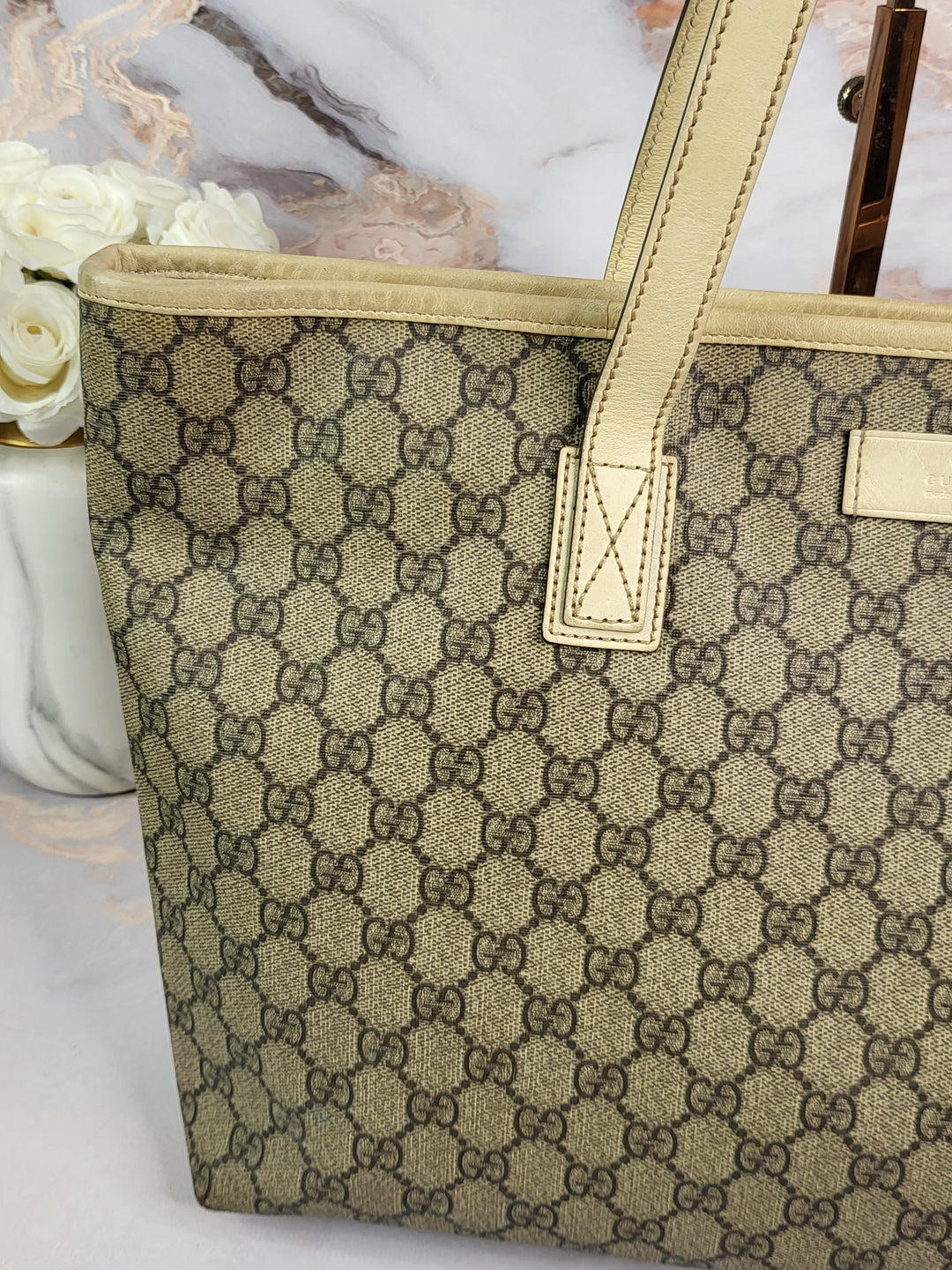 Gucci PVC Canvas Joy Tote Bag