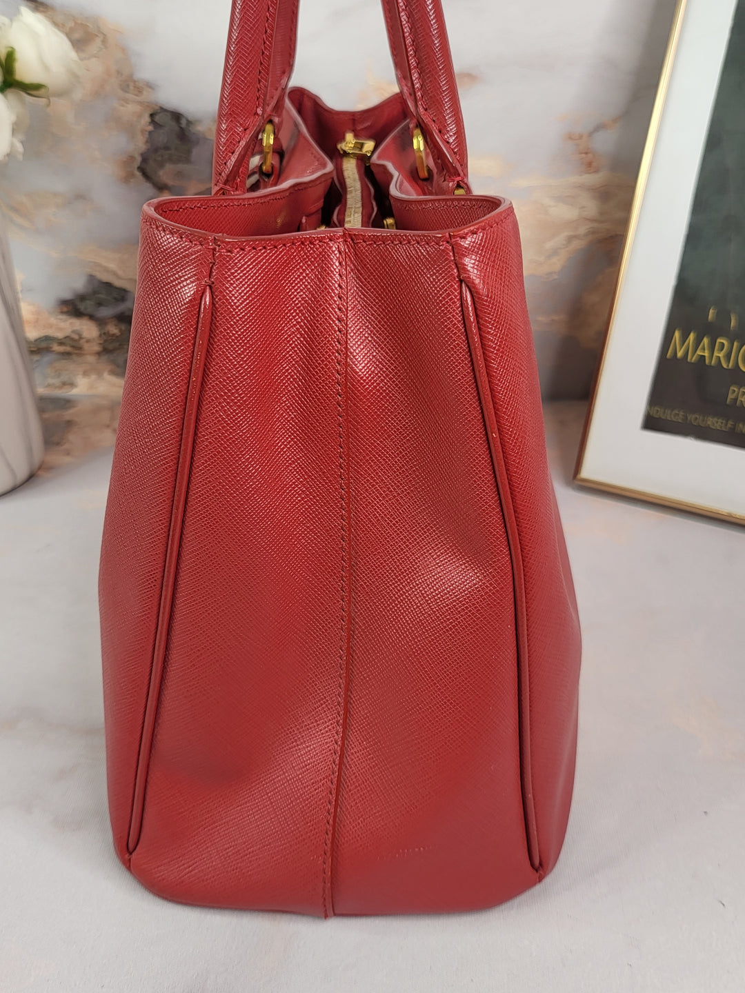 Prada Saffiano Lux Galleria Handbag