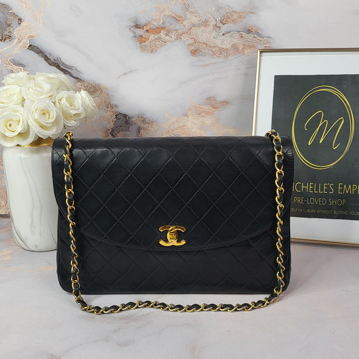 Chanel Lambskin Timeless Single Flap Bag