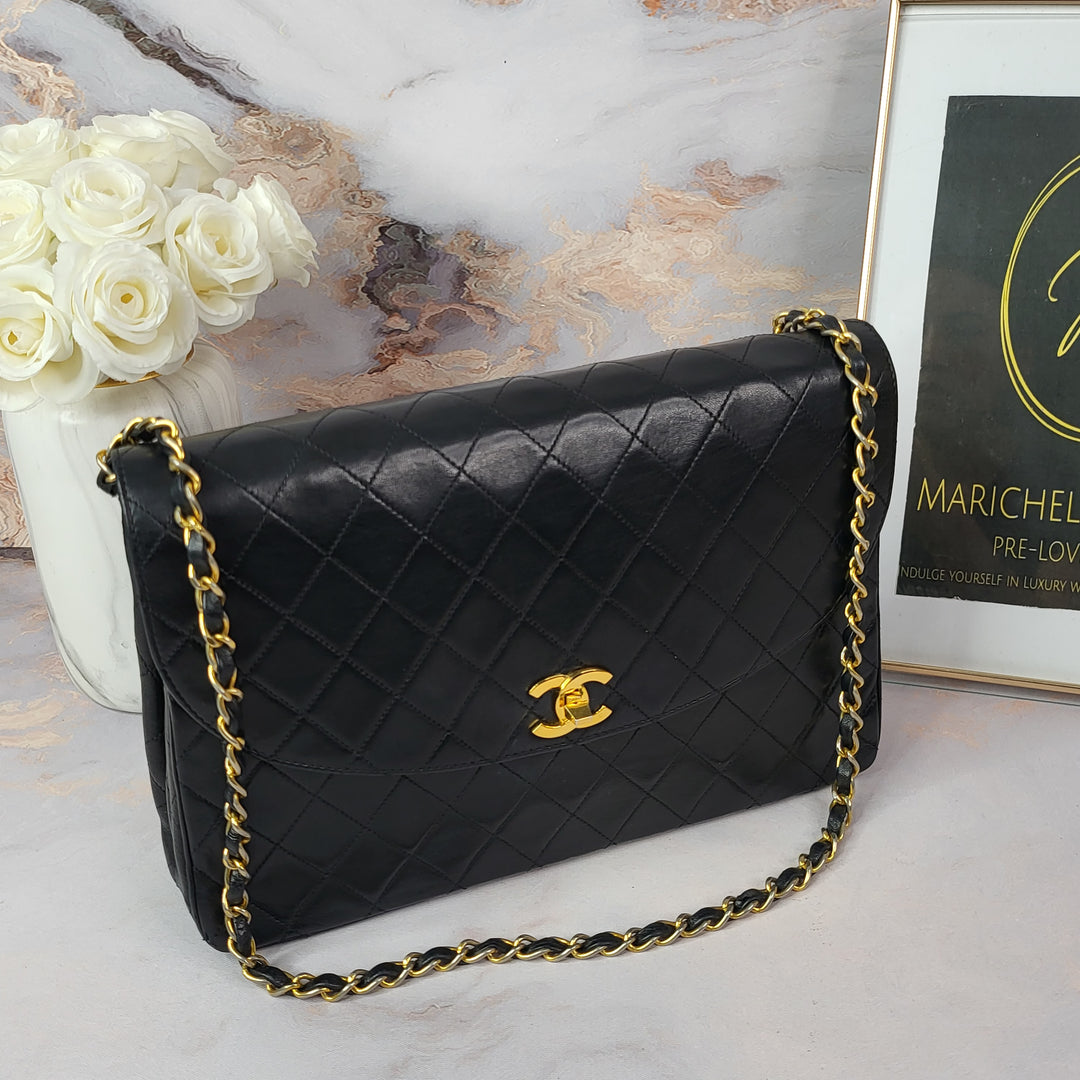 Chanel Lambskin Timeless Single Flap Bag