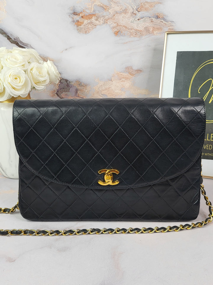 Chanel Lambskin Timeless Single Flap Bag