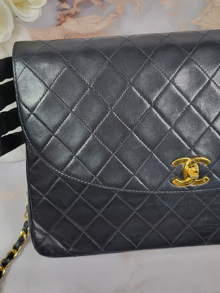 Chanel Lambskin Timeless Single Flap Bag