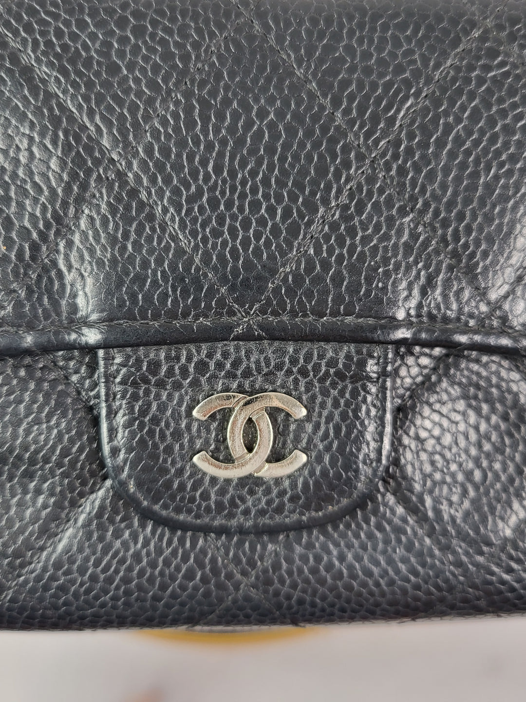 Chanel Caviar Long Flap Wallet