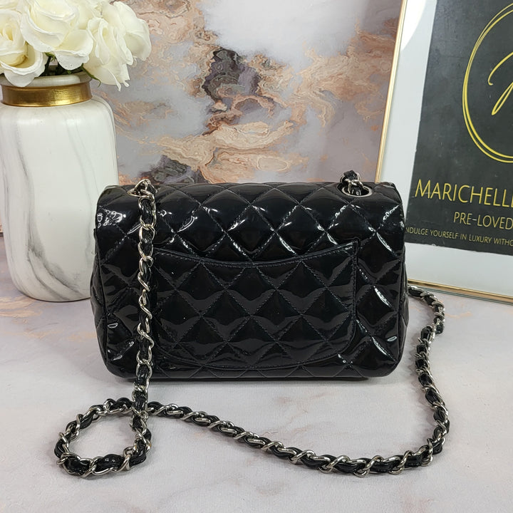 Chanel Patent Mini Rectangular Flap