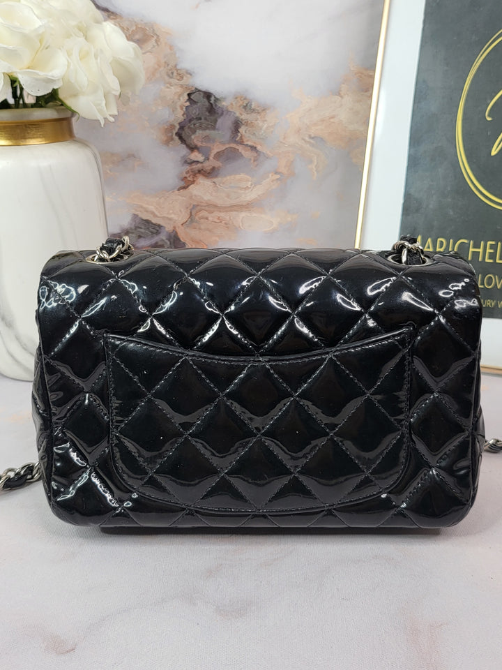 Chanel Patent Mini Rectangular Flap