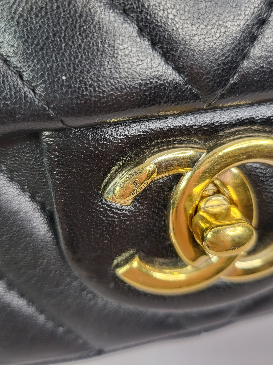 Chanel Lambskin Chevron Single Flap