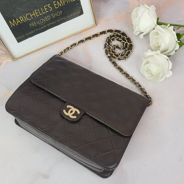 Chanel Vintage Lambskin Single Flap