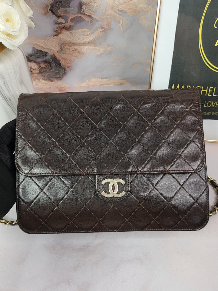 Chanel Vintage Lambskin Single Flap