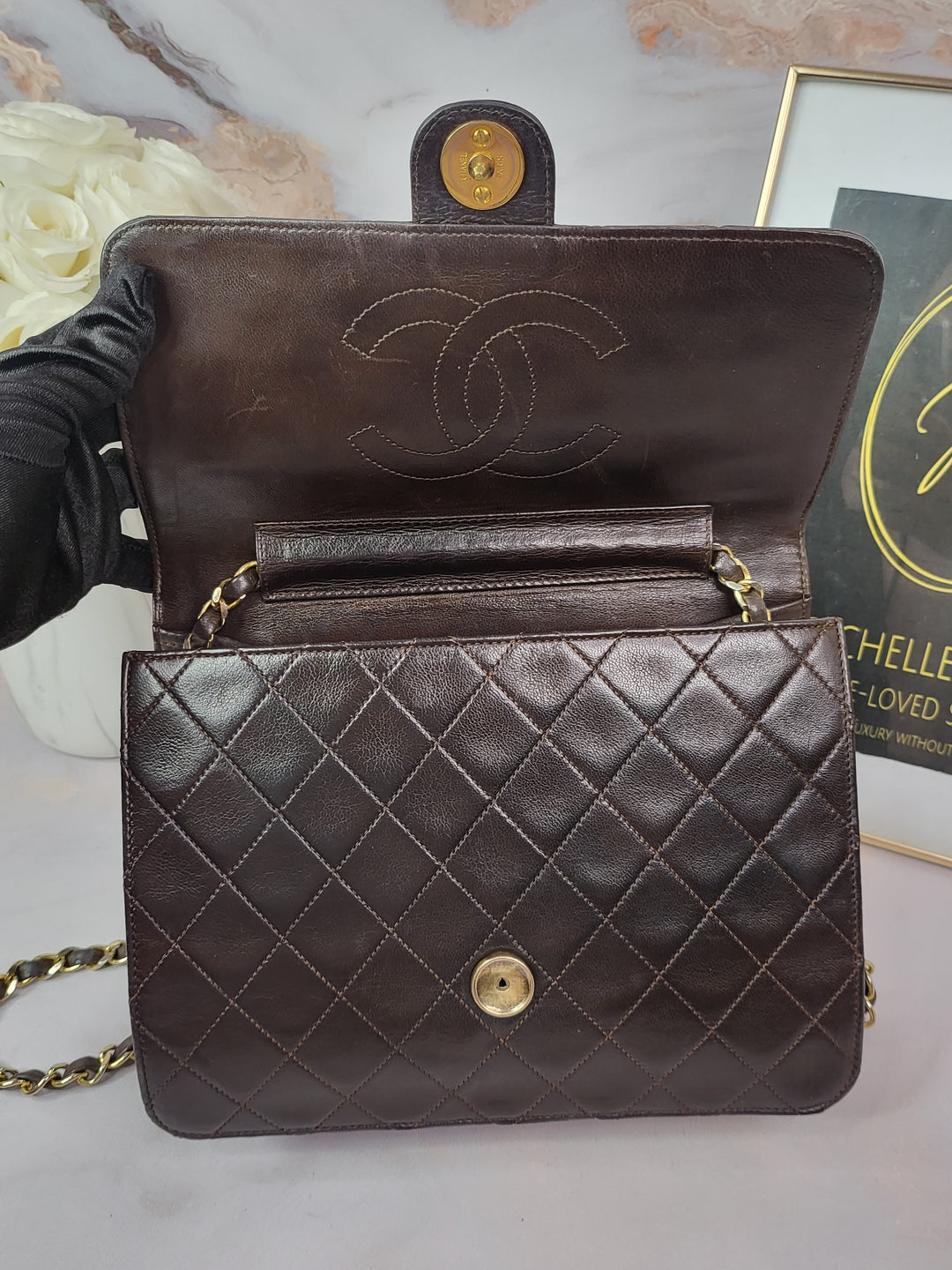 Chanel Vintage Lambskin Single Flap