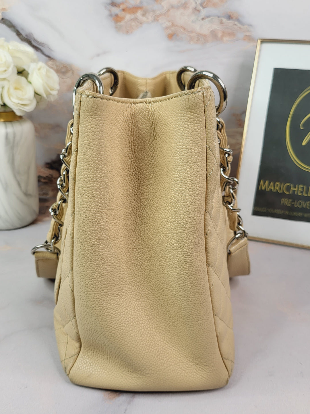 Chanel Caviar Beige GST