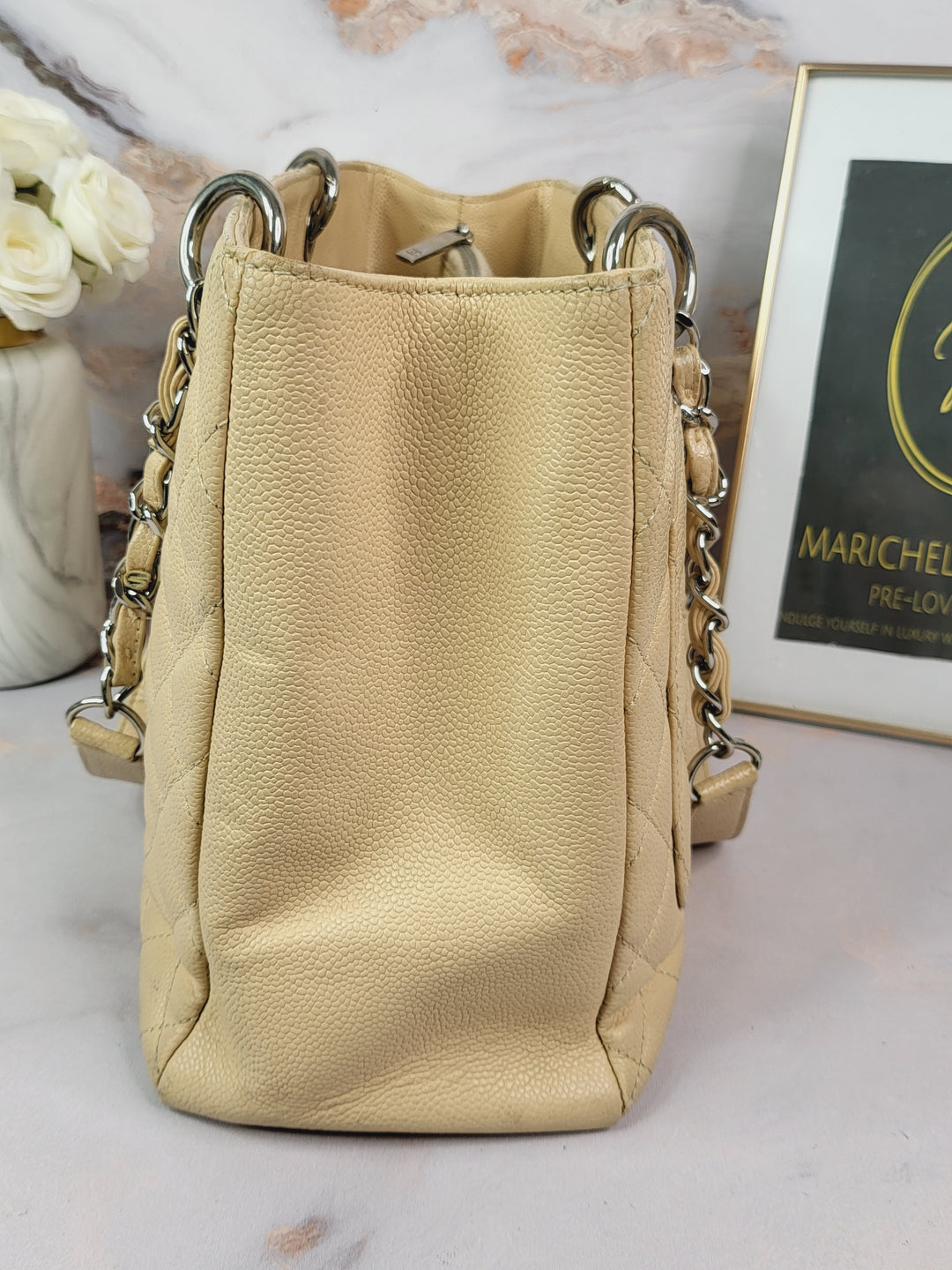 Chanel Caviar Beige GST