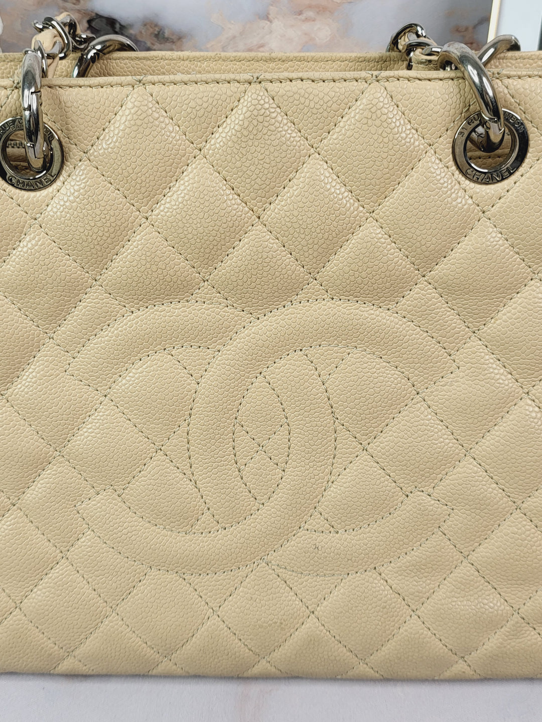 Chanel Caviar Beige GST